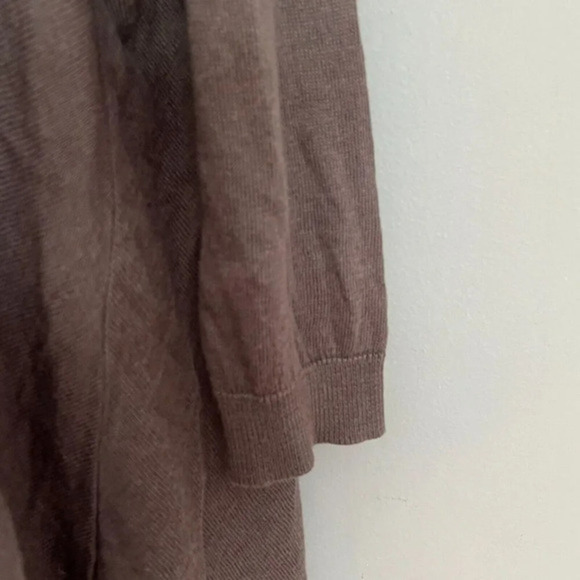 Charli London Women's Brown One Shoulder 3/4 sleeve Jumper Size 1 XS Lightweight - Picture 7 of 14